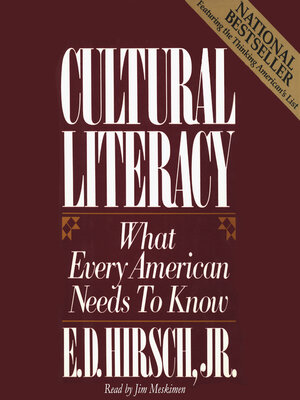 cover image of Cultural Literacy